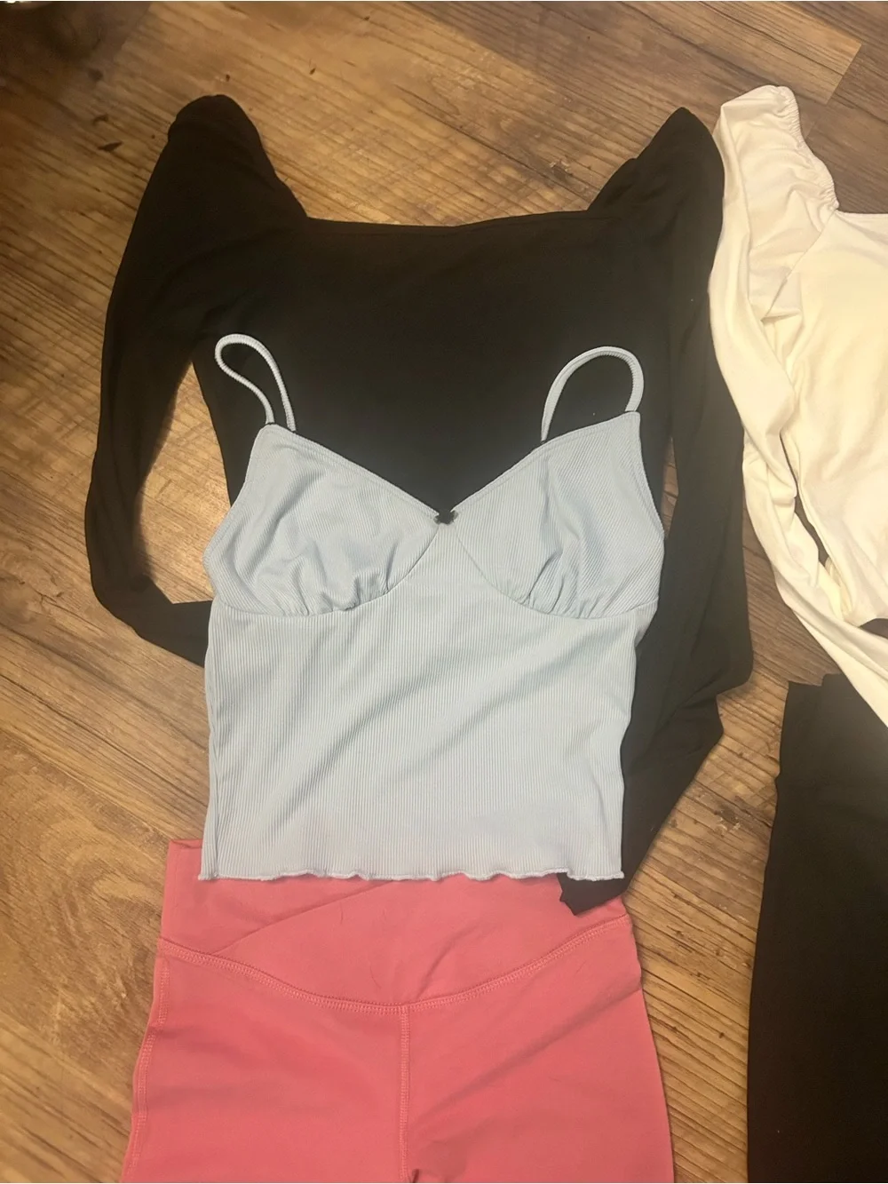 Teen Bundle long Sleeve Square Neck Bodysuits, tank top, 2 legging ect xxs